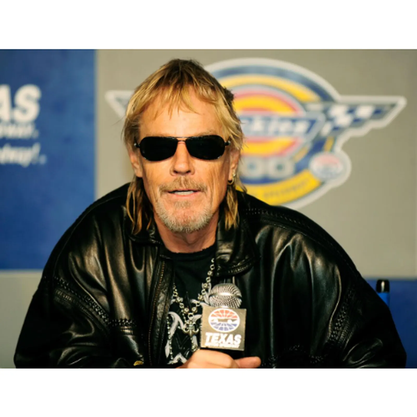 Frank Beard performing on drums with ZZ Top