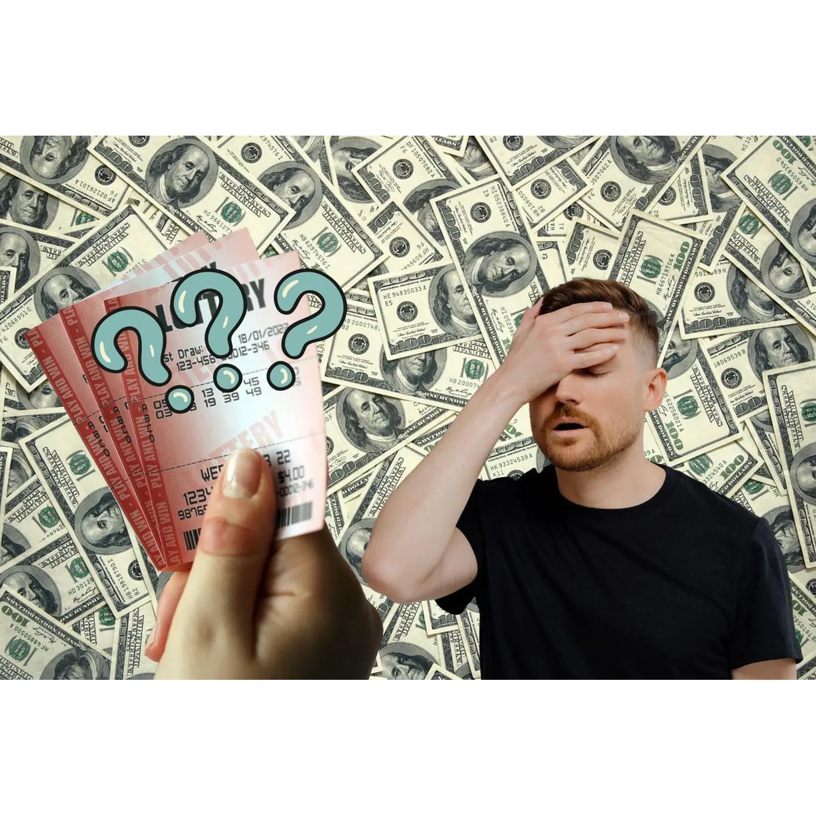 $23.7 million unclaimed lottery ticket illustration